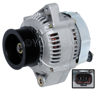 600-861-3410 - Komatsu Generator 24V-35A - Denso Ersättning - Generatorer aggregat.