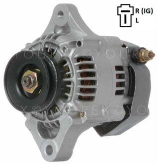 100211-1662 - Kubota Generator 12V-40A - Denso Ersättning - Generatorer aggregat.