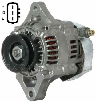 16678-64013 - Kubota Generator 12V-40A - Denso Ersättning - Generatorer aggregat.