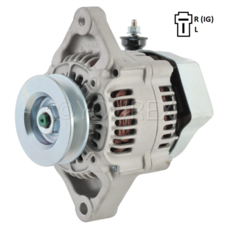 101211-3720 - Lombardini Generator 12V-40A - Denso Ersättning - Generatorer aggregat.