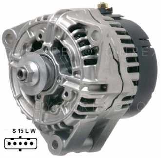 113289 - MAN Generator 24V-100A - Bosch Ersättning - Generatorer aggregat.