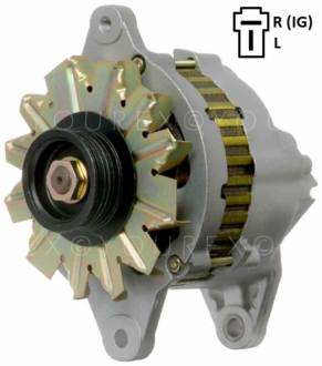 HE2118300 - Mazda 626 Generator 12V-60A - Mitsubishi/Mazda/Hyundai - Generatorer aggregat.