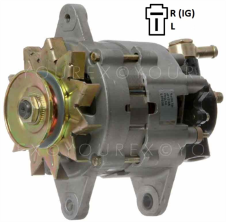 LR 160-441 - Mazda D. pump Gen.12V-60A - Mitsubishi/Mazda/Hyundai - Generatorer aggregat.