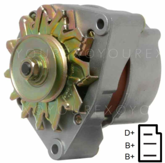 IA 0445 - Mercedes Generator 12V-55A - Bosch Ersättning - Generatorer aggregat.