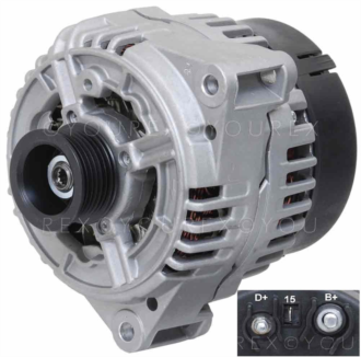 0123520017 - Mercedes Gen. 12V-150A - Bosch Ersättning - Generatorer aggregat.
