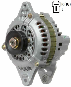 90-380-0015 - Mitsubishi Generator 12V-65A - Mitsubishi Ersättning - Generatorer aggregat.