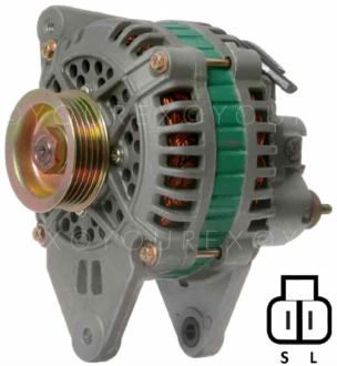 AB 190012 - Hyundai/Mitsub. Gen. 12V-90A - Mitsubishi Ersättning - Generatorer aggregat.