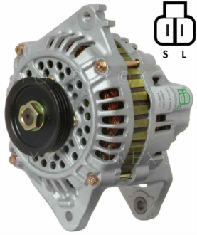 AB 190025 - Mits. Galant 2.0i 90A, Gen. - Mitsubishi Ersättning - Generatorer aggregat.
