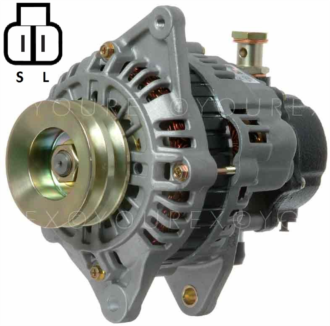 112128 - Mitsubishi Generator 12V-75A - Mitsubishi Ersättning - Generatorer aggregat.