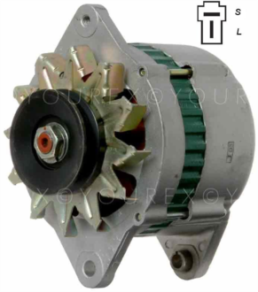 110168 - Nissan Generator 12V-50A, 80> - Hitachi Ers. - Generatorer aggregat.