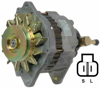 LU LRA 548 - Nissan Sunny 1.7D, gen. 70A - Hitachi Ers. - Generatorer aggregat.