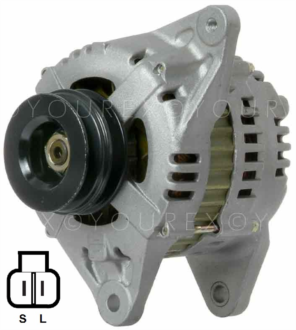 23100-02E05 - Nissan Generator 12V-60A - Hitachi Ers. - Generatorer aggregat.