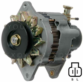 LR170-406 - Nissan King Vanette gen. 70A - Hitachi Ers. - Generatorer aggregat.