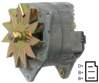 LU 24406 - Generator 24V - Motorola/Valeo Ersättning - Generatorer aggregat.