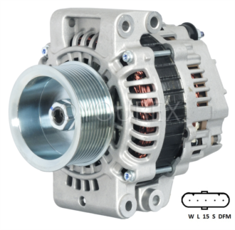 114382 - Generator 24V-100A (10spår) - Mitsubishi Ersättning - Generatorer aggregat.