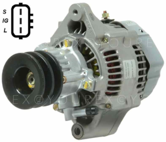 100213-2351 - Generator 12V-70A 1995-2001 - Denso Ersättning - Generatorer aggregat.