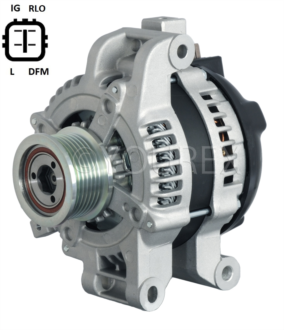 104210-2370 - Toyota RAV4 Generator 150A - Denso Ersättning - Generatorer aggregat.