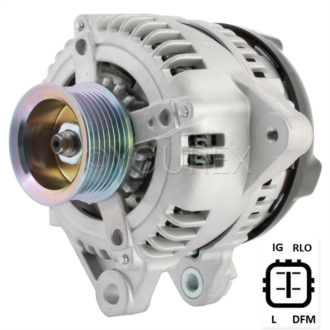 114246 - Toyota RAV4 Generator 12V-100A - Denso Ersättning - Generatorer aggregat.