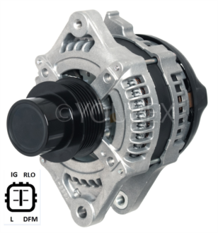 DAN 1017 - Toyota Yaris Gen. 12V-100A - Denso Ersättning - Generatorer aggregat.