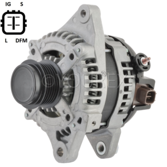 104210-5290 - Toyota Auris Gen. 12V-100A - Denso Ersättning - Generatorer aggregat.