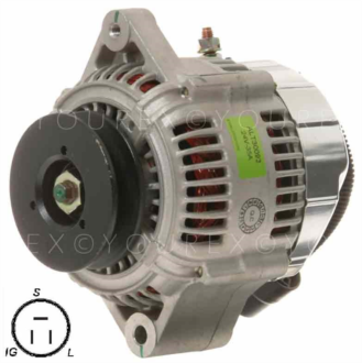 1002117170 - Toyota Landcruiser D Gen. 24V - Denso Ersättning - Generatorer aggregat.