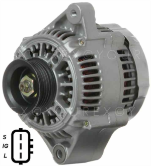 101211-5230 - Toyota Camry Gen. 12V-80A - Denso Ersättning - Generatorer aggregat.