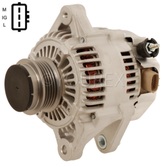 1022112780 - Gen. 12V-90A passar Toyota - Denso Ersättning - Generatorer aggregat.