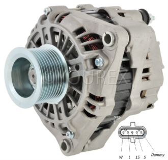5010 589 137 - Gen. 24V-100A passar Volvo - Mitsubishi Ersättning - Generatorer aggregat.
