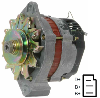 IA 0601 - Audi/VW Generator 12V-55A - Bosch Ersättning - Generatorer aggregat.