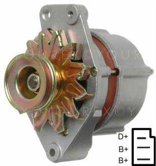 0986 033 260 - VW Diesel Gen. (GE-3315) - Bosch Ersättning - Generatorer aggregat.