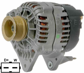 111353 - VW Generator 12V-70A - Bosch Ersättning - Generatorer aggregat.