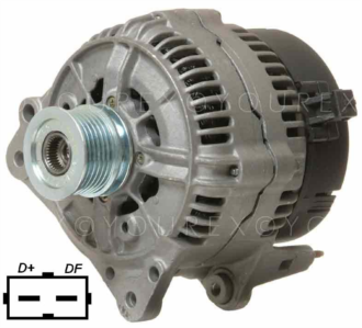 0986041300 - Gen. 12V-120A passar VW/Volvo - Bosch Ersättning - Generatorer aggregat.
