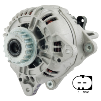0121 715 004 - VW Transporter Gen. 12V-180A - Bosch Ersättning - Generatorer aggregat.
