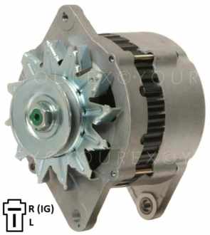 LR155-20 - Yanmar Marin Gen. 12V-55A - Hitachi Ers. - Generatorer aggregat.