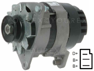 54021985 - Lucas 18ACR Generator 12V-45A - Lucas  Ersättning - Generatorer aggregat.