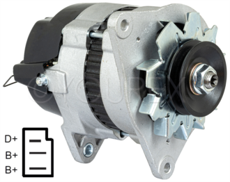11-0178 - Lucas Gen.12V-45A,18ACR, Höger - Lucas  Ersättning - Generatorer aggregat.