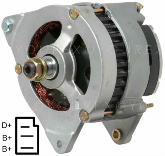 110770 - Lucas A127 Gen.12V-70A ut.rems - Lucas  Ersättning - Generatorer aggregat.
