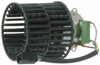 RTC 6693 - Kupéfläktm. Opel med Resistor - Fan Motors manufactures - Kupefläktmotor Komplett