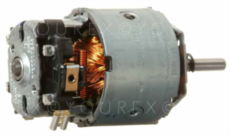 0130007343 - Likströmsmotor 12V-34W - Bosch Ersättning - Kupefläktmotor Motor