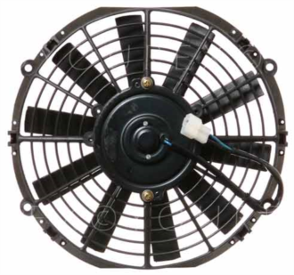 95-901-2511 - Fläktmotor platt 12V, 10" - Fan Motors manufactures - Kupefläktmotor Komplett