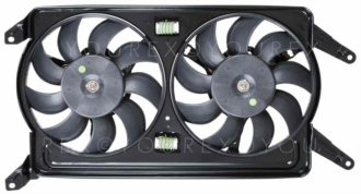 FI 60692419 - Kylarfläkt Dubbel Alfa 156/166 - Fan Motors manufactures - Kylarfläkt / Kondensorfläkt
