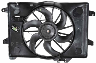 1W7Z 8C607AA - Kupefläkt Lincoln Town Car - Fan Motors manufactures - Kylarfläkt / Kondensorfläkt