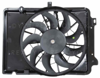 F4DZ8C607CA - Kylarfläktm. Komplett Ford USA - Fan Motors manufactures - Kylarfläkt / Kondensorfläkt