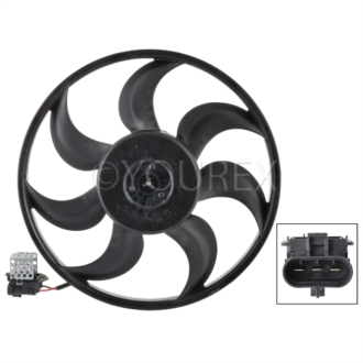 GM 1341386 - Kylarfläkt Opel Astra - Fan Motors manufactures - Kylarfläkt / Kondensorfläkt