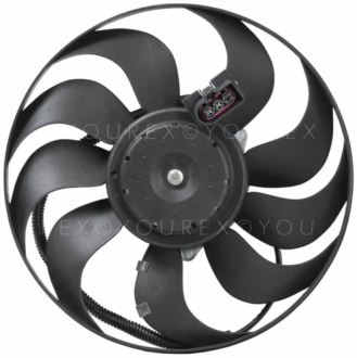 1J0959455P - Kylarfläktm. VW/Seat/Skoda - Fan Motors manufactures - Kylarfläkt / Kondensorfläkt