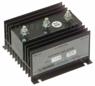 BI-2071 - Batteri Isolator 75A, 3 term. - Universella delar gen. katalog - Batteriisolator/Överspän.skydd