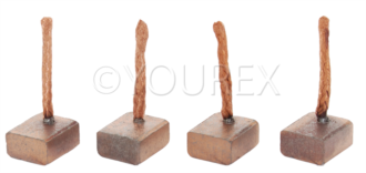 BSX097F(4) - Kolsats, 9x16x17mm, med kabel - Bosch Ersättning - Kolsatser Startm. / DC mot.