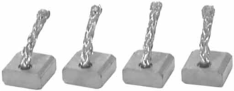 1004 320 106 - Kolsats, 7x16x15mm - Bosch Ersättning - Kolsatser Startm. / DC mot.