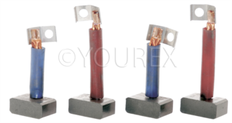 2007 014 077 - Kolsats, 10x25x15mm - Bosch Ersättning - Kolsatser Startm. / DC mot.