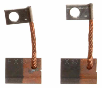 1107 014 125 - Kolsats 6x14x19 mm, 6/12V - Bosch Ersättning - Kolsatser Gen.